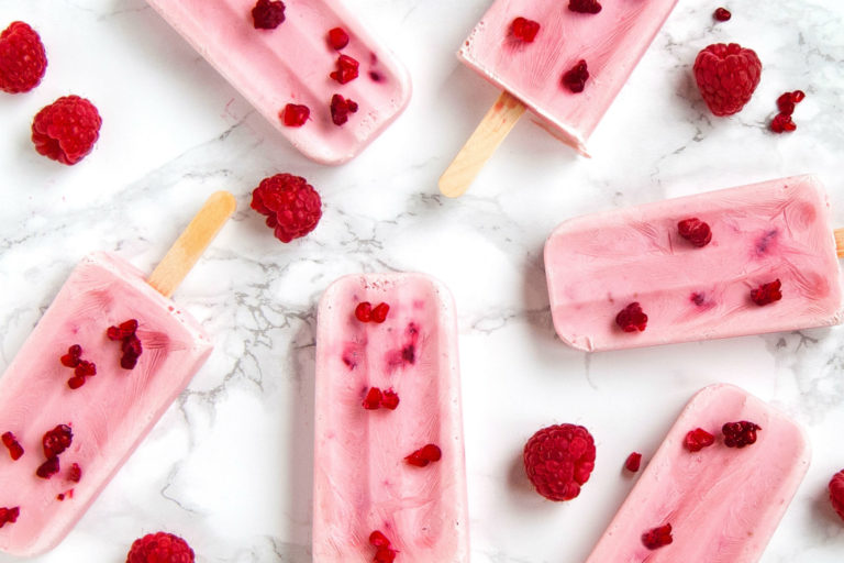 raspberry popcicles