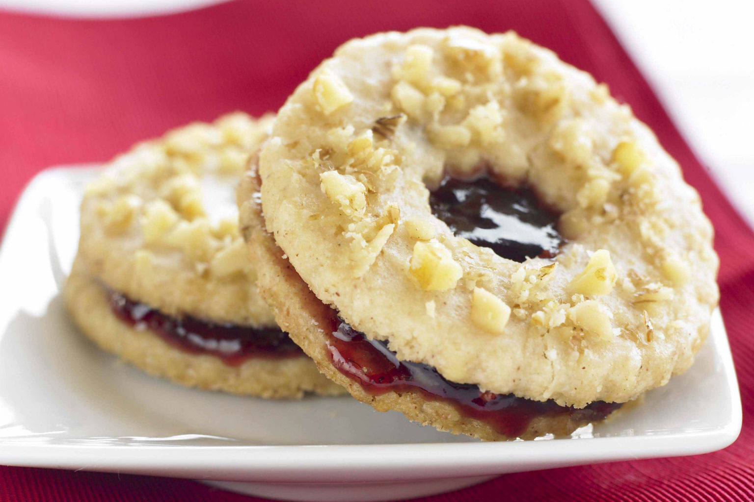 cookies with jammy centre