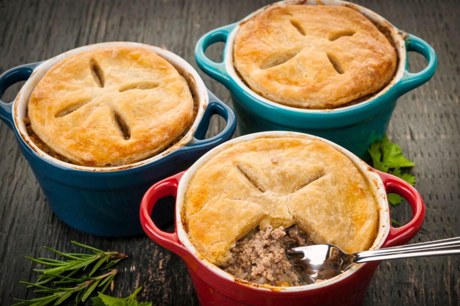 Tourtiere pot pies