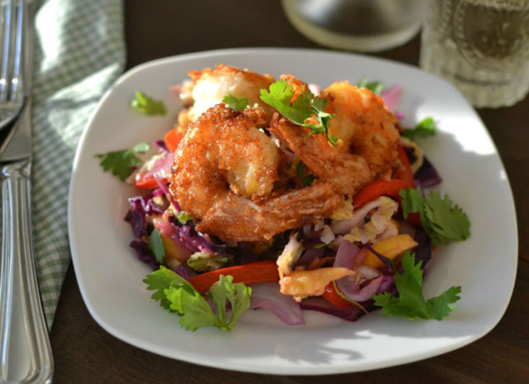 Crispy Shrimp With Asian Coleslaw - Parents Canada