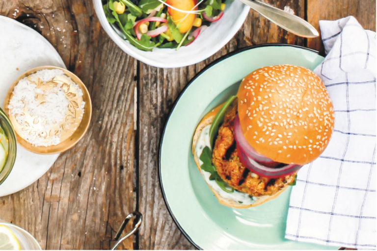 Chickpea Harissa Veggie Burgers - Parents Canada