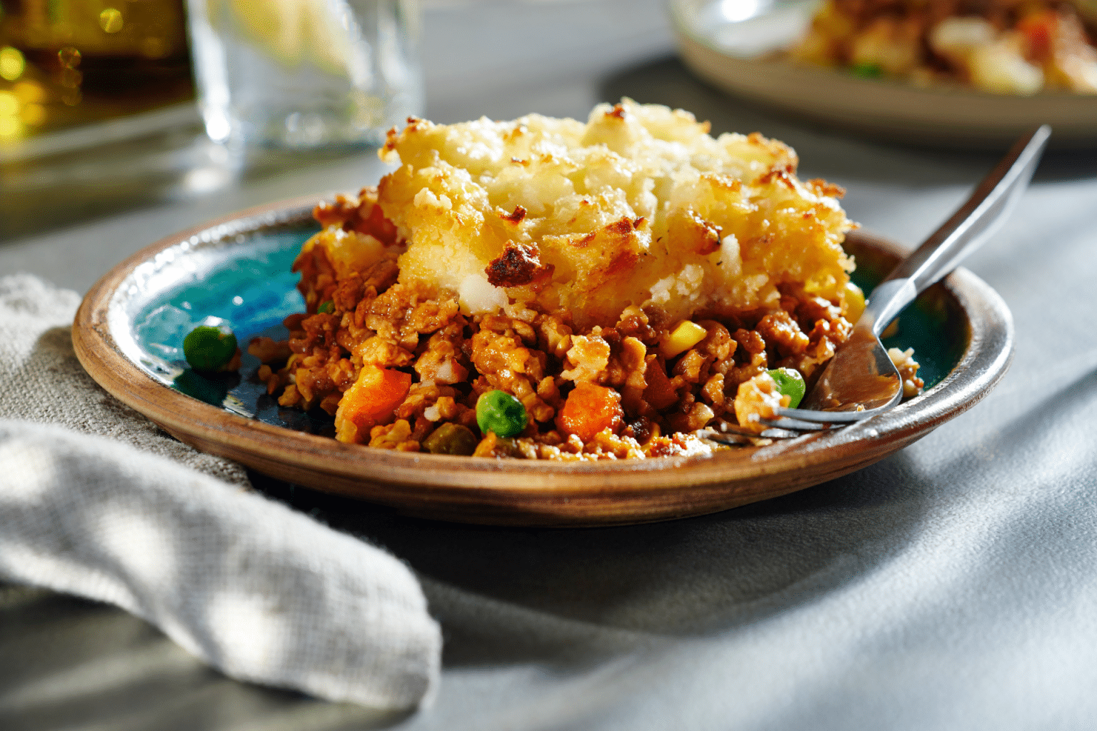 plate of shepherd's pie