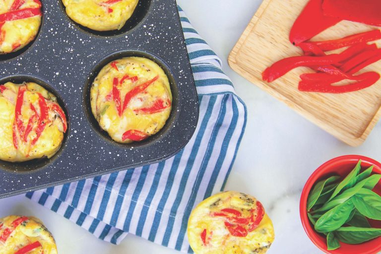 Red Pepper Egg Cups Breakfast Recipe