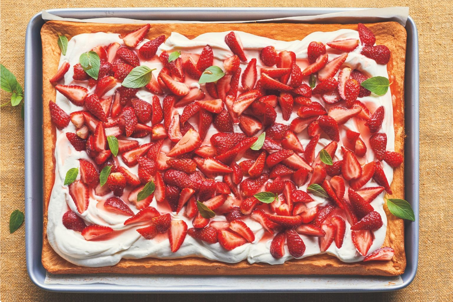 strawberry shortcake with whipped cream