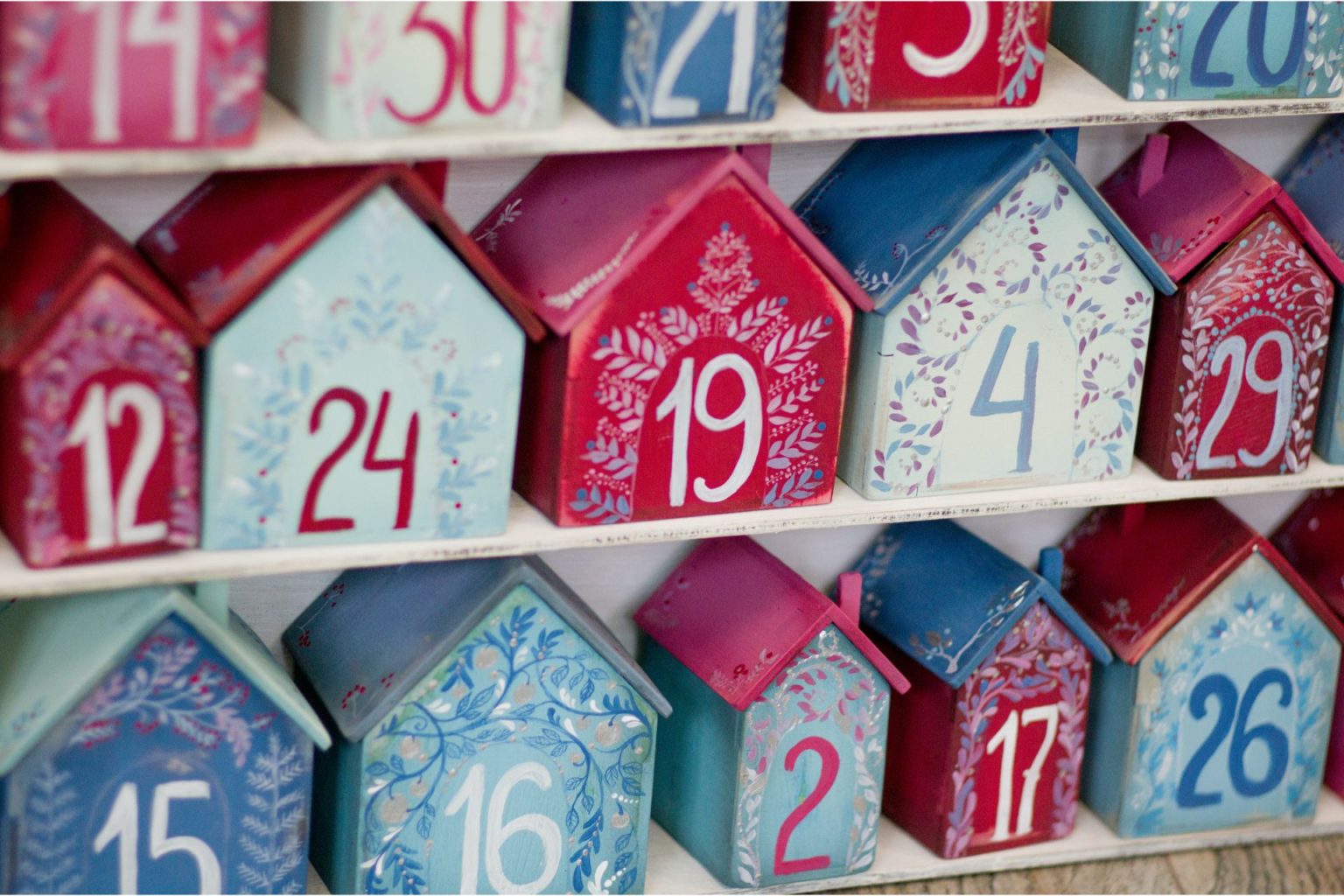 Wooden Advent calendar