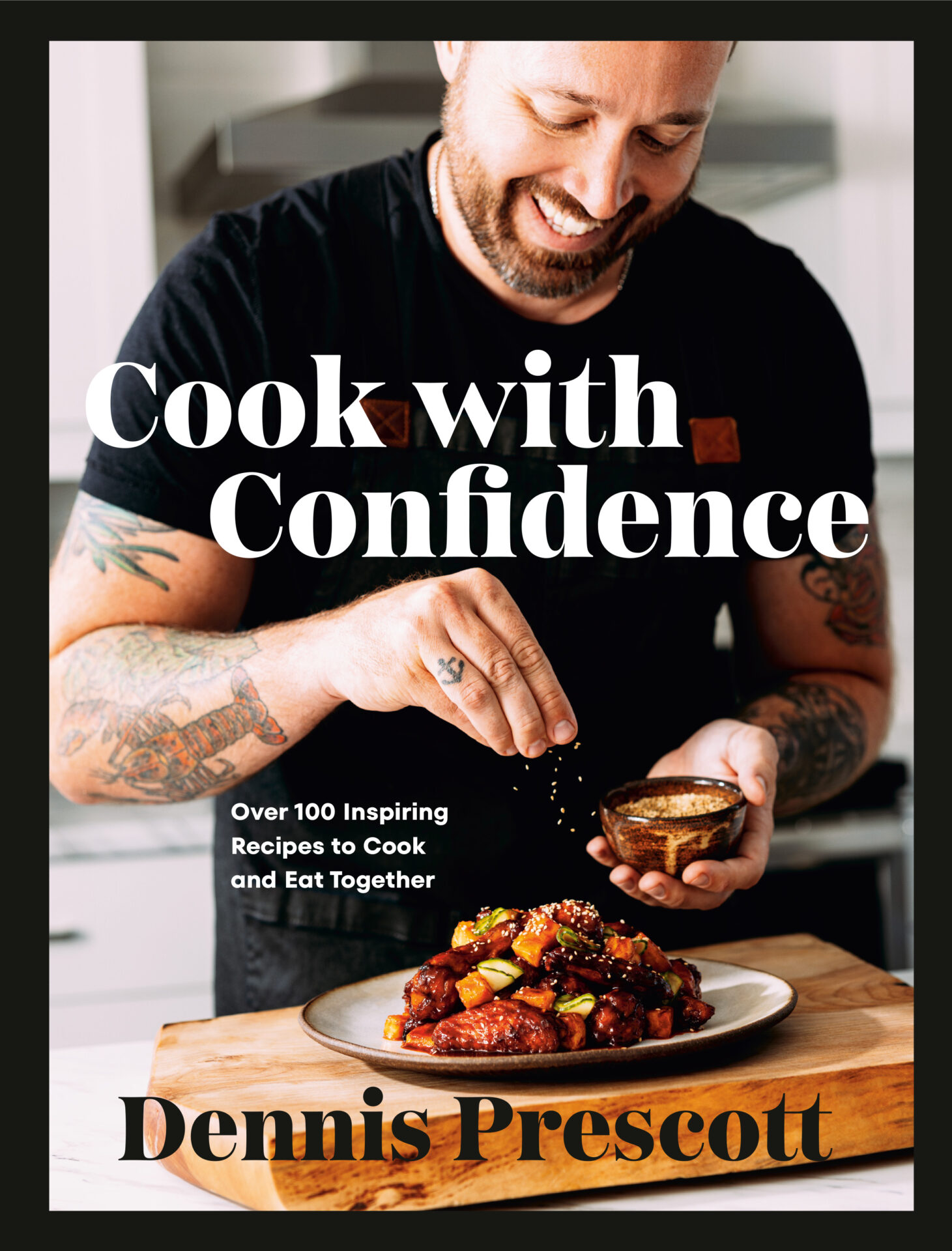 cookbook cover of Cook with Confidence by Dennis Prescott 