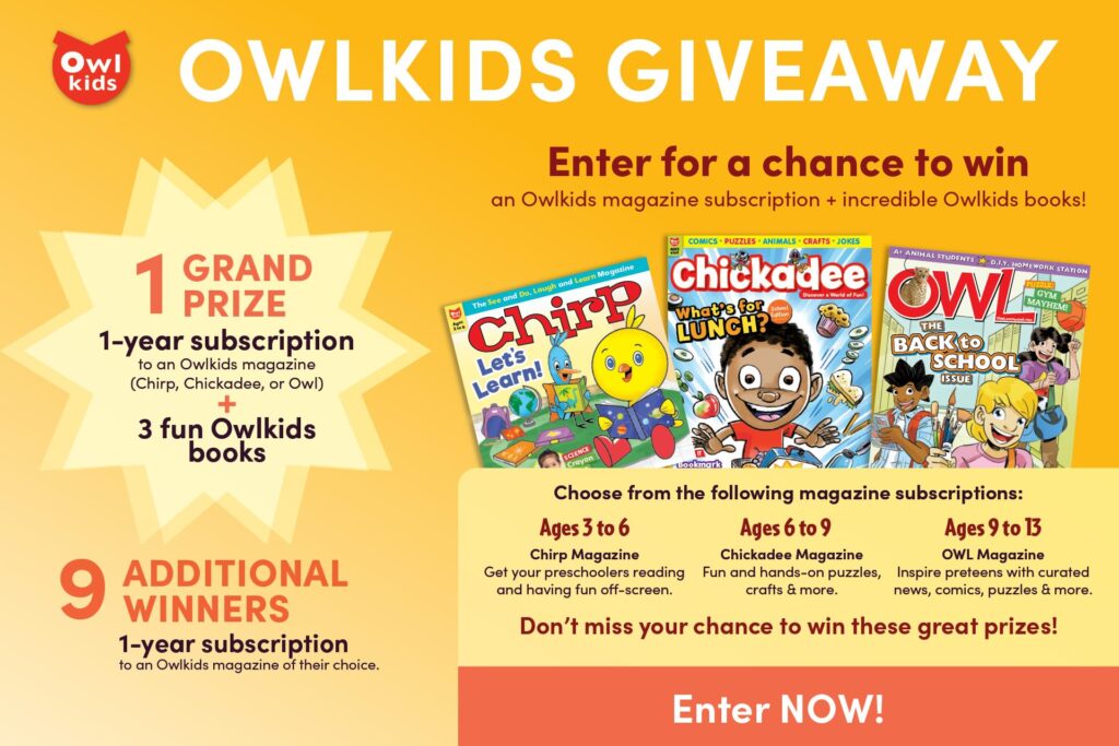 OwlKids Giveaway