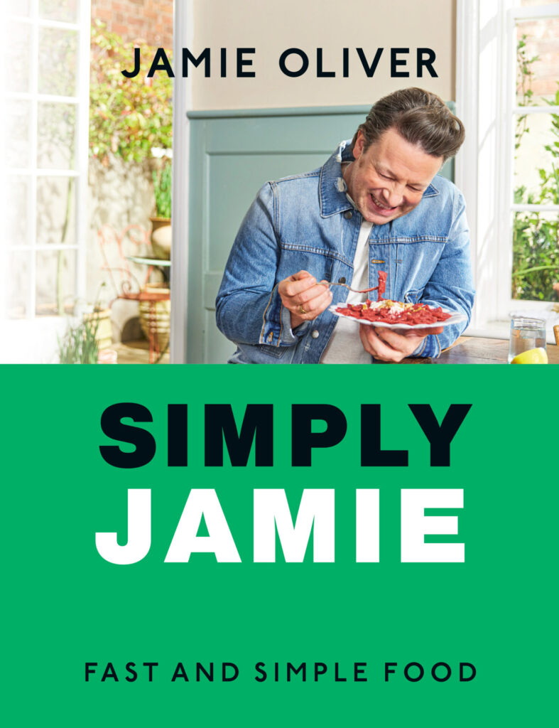 Cover image of Jamie Oliver's new cookbook Simply Jamie