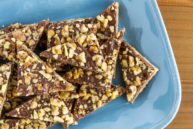 Chocolate and toffee Breton Brittle