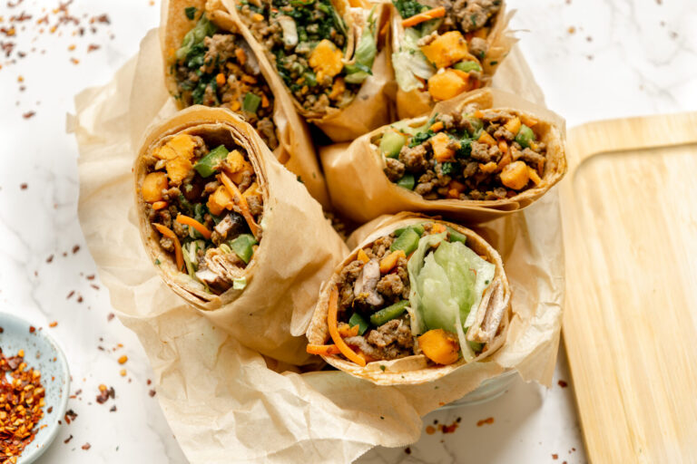 Spicy Beef Wraps