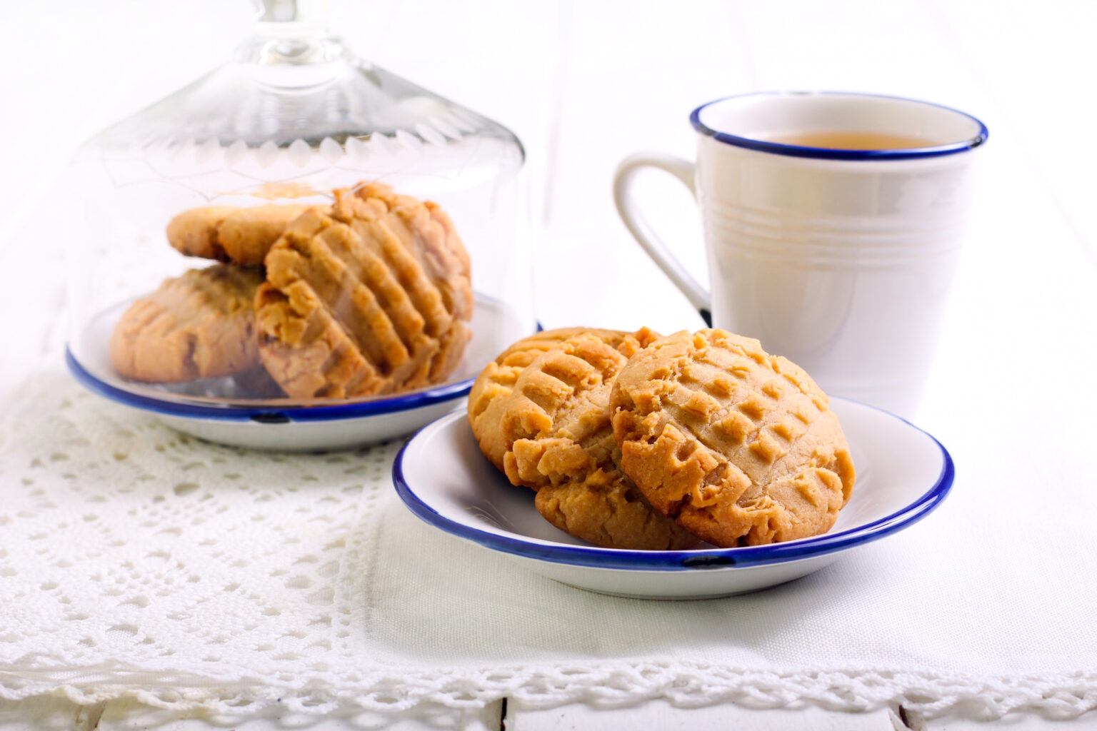 Making peanut butter cookies when you miss your mom