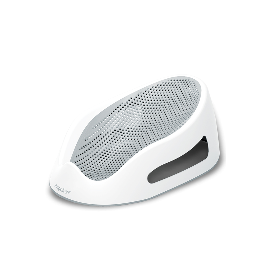 Angelcare Bath Support for babies in white and pale grey