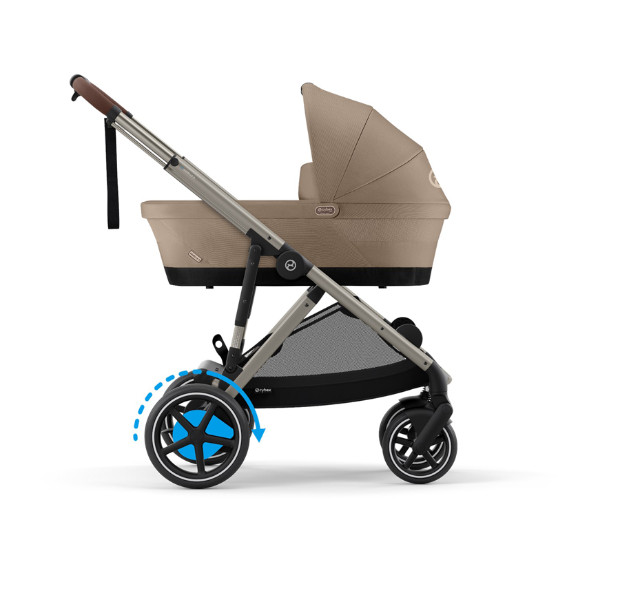 eGazelle stroller in Almond Beige Taupe frame
