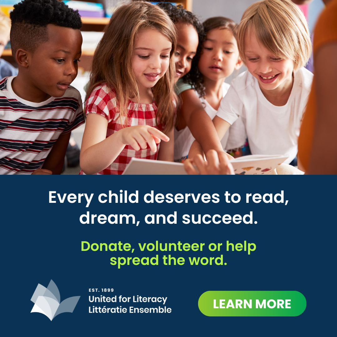 United for Literacy - donate, volunteer, or help spread the word