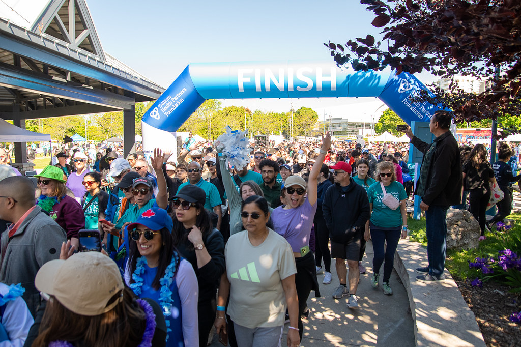 Walk For Health Finish Line