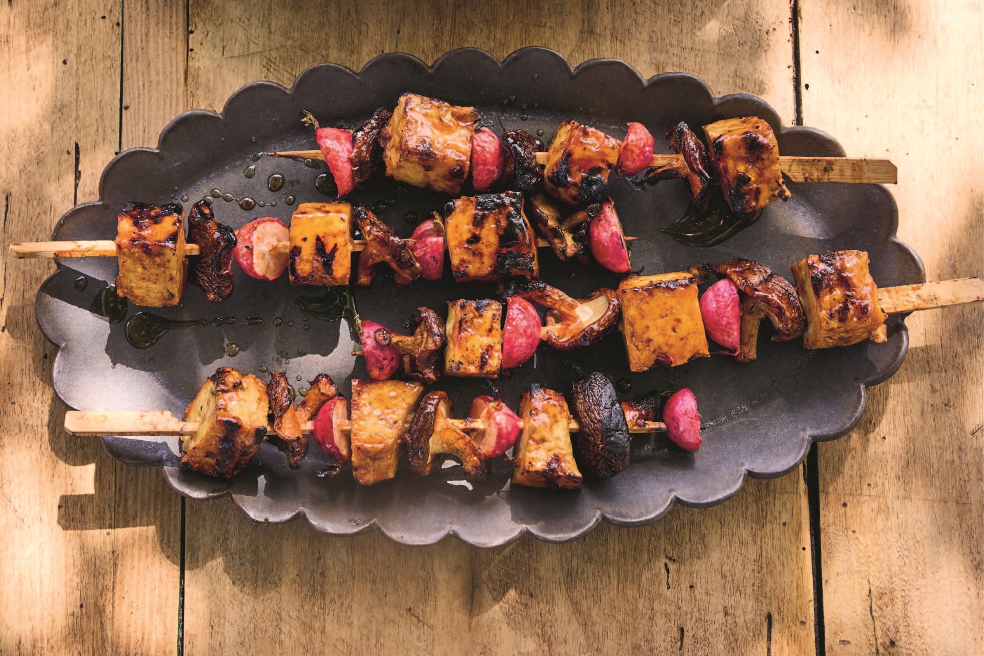 Sticky Sriracha Tofu