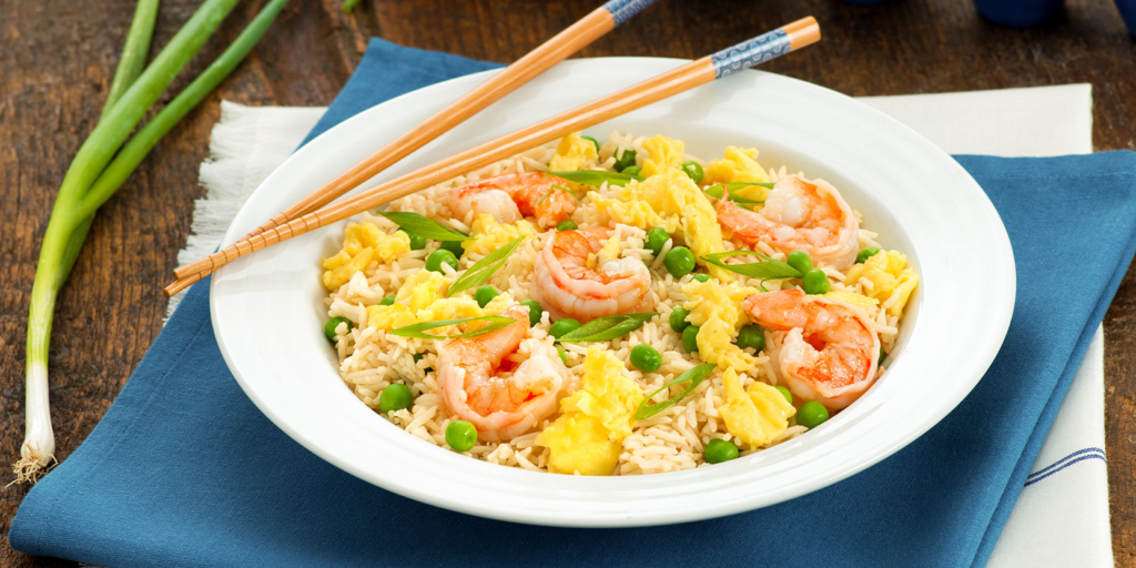meal plan - egg and shrimp fried rice