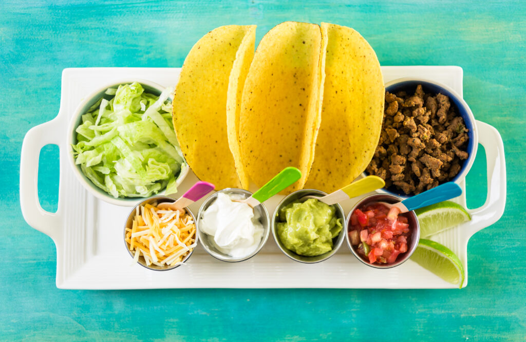 taco bar snack ideas for grandkids