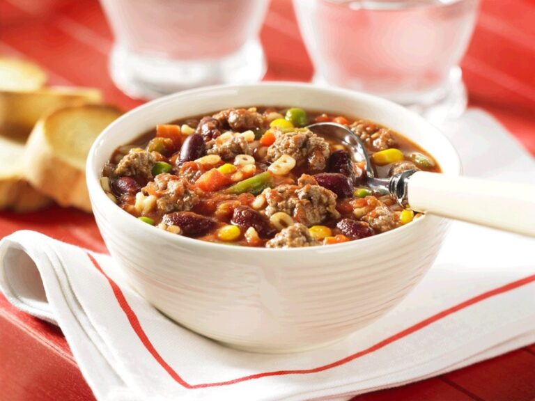 Beef Minestrone Soup