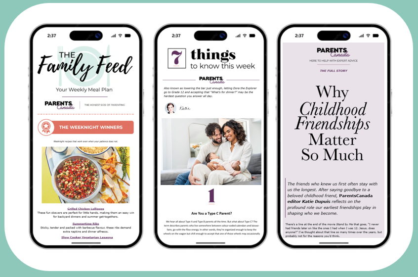 ParentsCanada newsletters