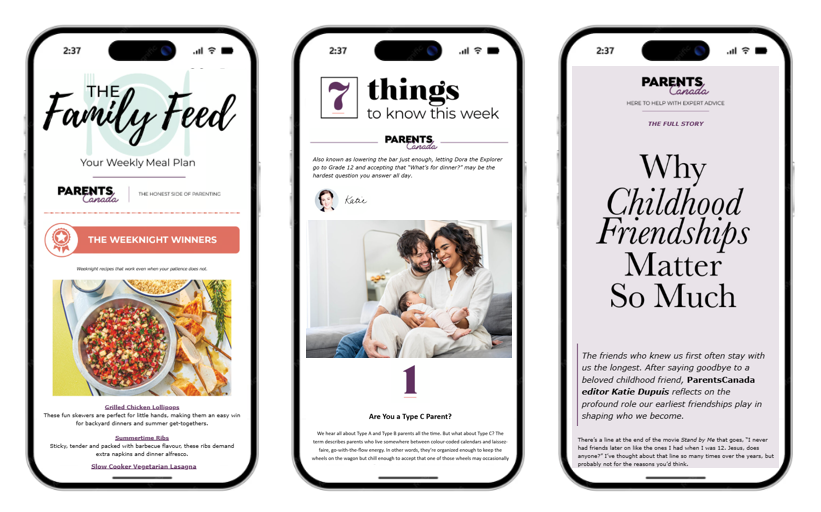 ParentsCanada Newsletters