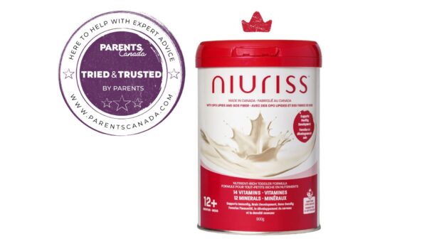 Niuriss Toddler Formula with the ParentsCanada Tried & Trusted Seal of Approval